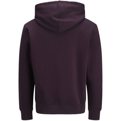 Jack & Jones Plus Size Star Pullover Hoodie Plum Perfect