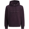 Jack & Jones Plus Size Star Pullover Hoodie Plum Perfect