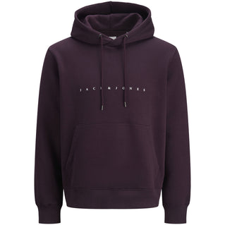 Jack & Jones Plus Size Star Pullover Hoodie Plum Perfect