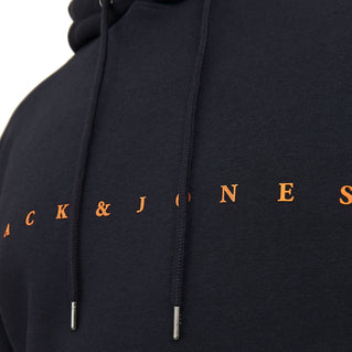 Jack & Jones Plus Size Star Pullover Hoodie Dark Navy