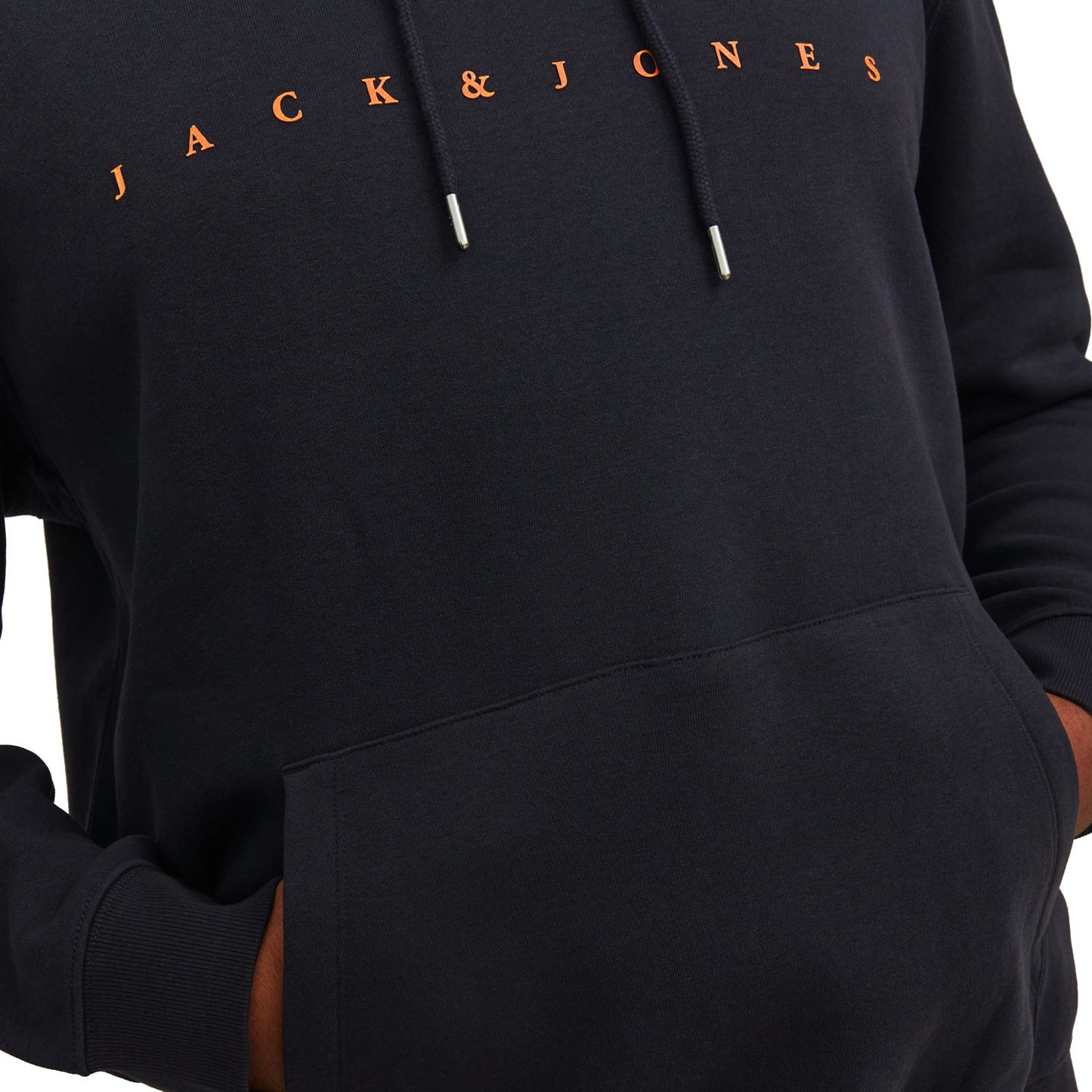 Jack & Jones Plus Size Star Pullover Hoodie Dark Navy