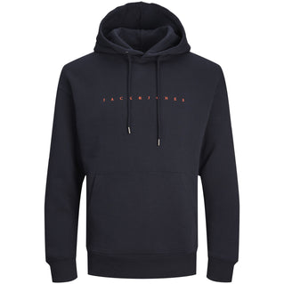 Jack & Jones Plus Size Star Pullover Hoodie Dark Navy
