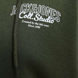 Jack & Jones Plus Size Makoto Small Print Hoodie Duffel Bag