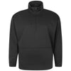 Espionage Plus Size Lw170 Half Zip Sweatshirt Black
