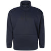 Espionage Plus Size Lw170 Half Zip Sweatshirt Navy