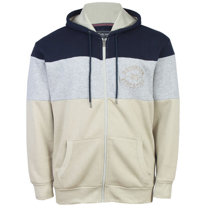 Kam Jeans Plus Size Kbs7083 Brooklyn Zip Hoodie Navy