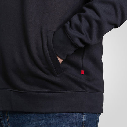 D555 Plus Size Johnson Full Zip Sweatshirt Navy