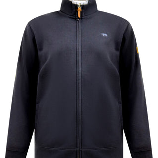 D555 Plus Size Johnson Full Zip Sweatshirt Navy