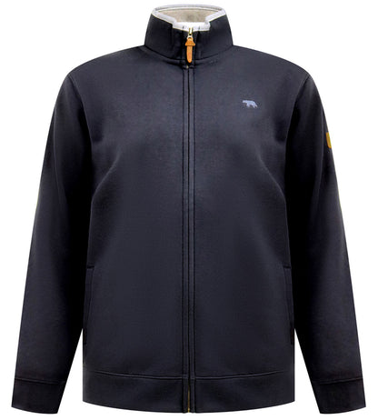D555 Plus Size Johnson Full Zip Sweatshirt Navy