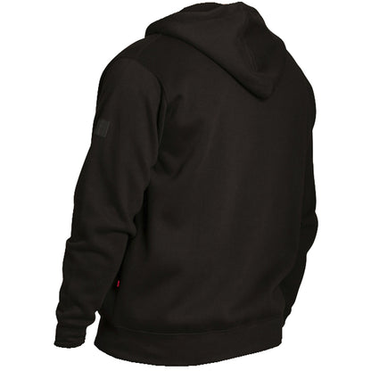 D555 Plus Size Southampton Full Zip Hoodie Black