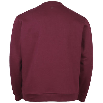 Lyle & Scott Plus Size Logo Brushback Crew Sweatshirt Port