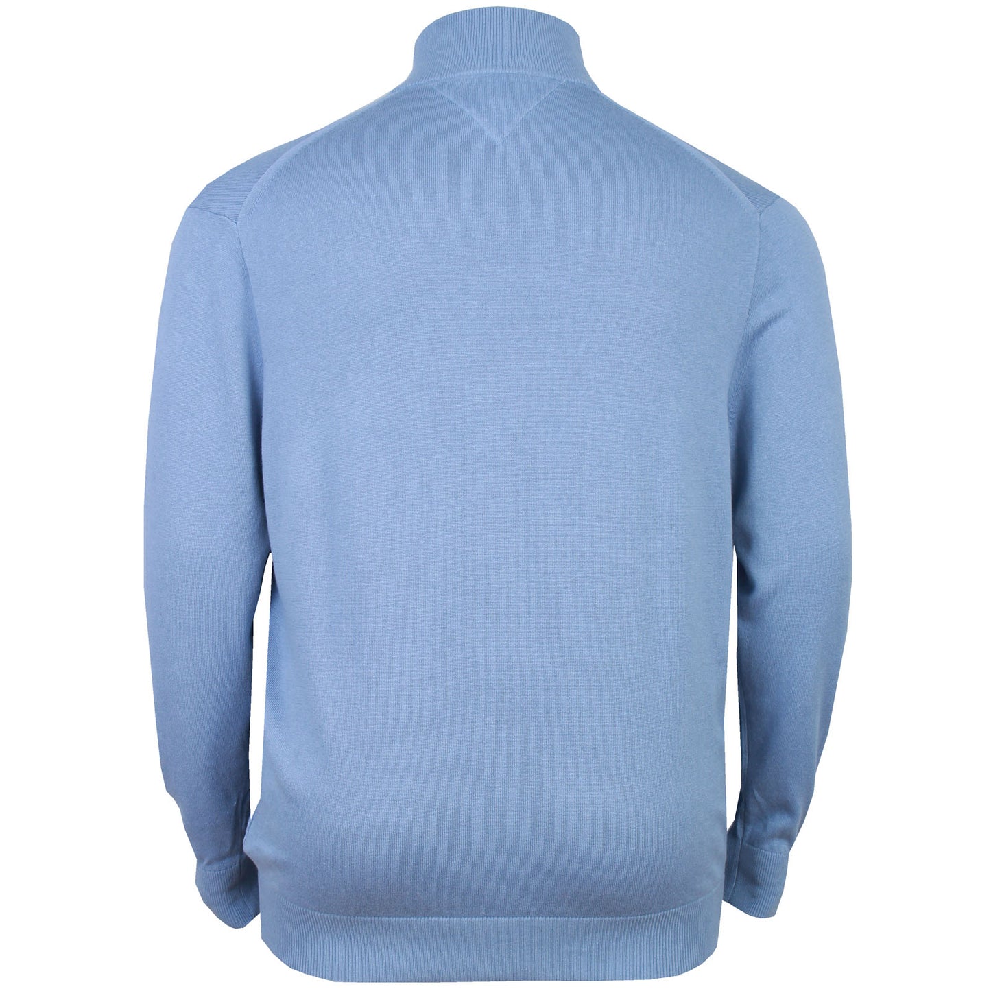 Tommy Hilfiger Plus Size Cotton Cashmere 1/4 Zip Sweater Brisk Blue