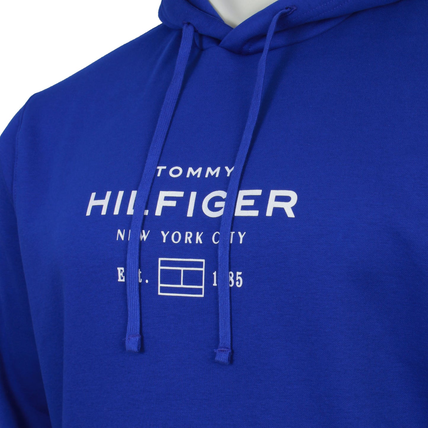 Tommy Hilfiger Plus Size Oval Graphic Hoodie Wedge Blue