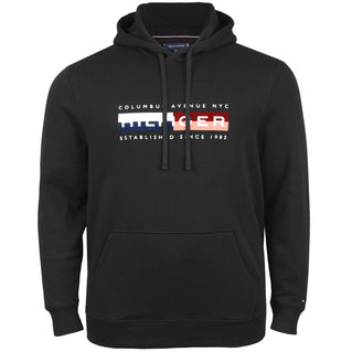 Tommy Hilfiger Plus Size Block Graphic Hoodie Black