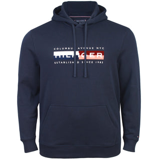 Tommy Hilfiger Plus Size Block Graphic Hoodie Desert Sky