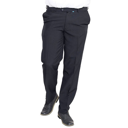 D555 Plus Size Max Xtenda Waist Trousers Navy