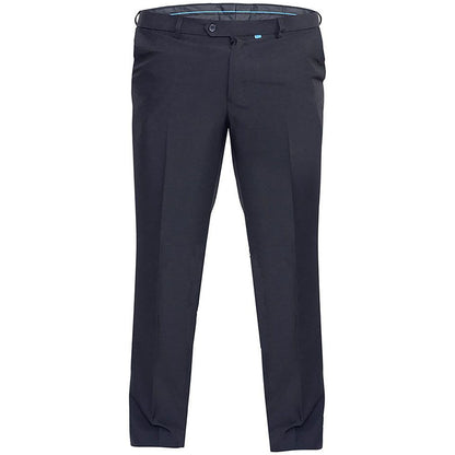 D555 Plus Size Max Xtenda Waist Trousers Navy