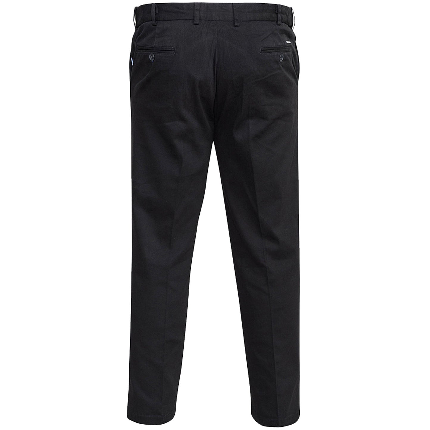 D555 Plus Size Stretch Xtenda Waist Chinos Black
