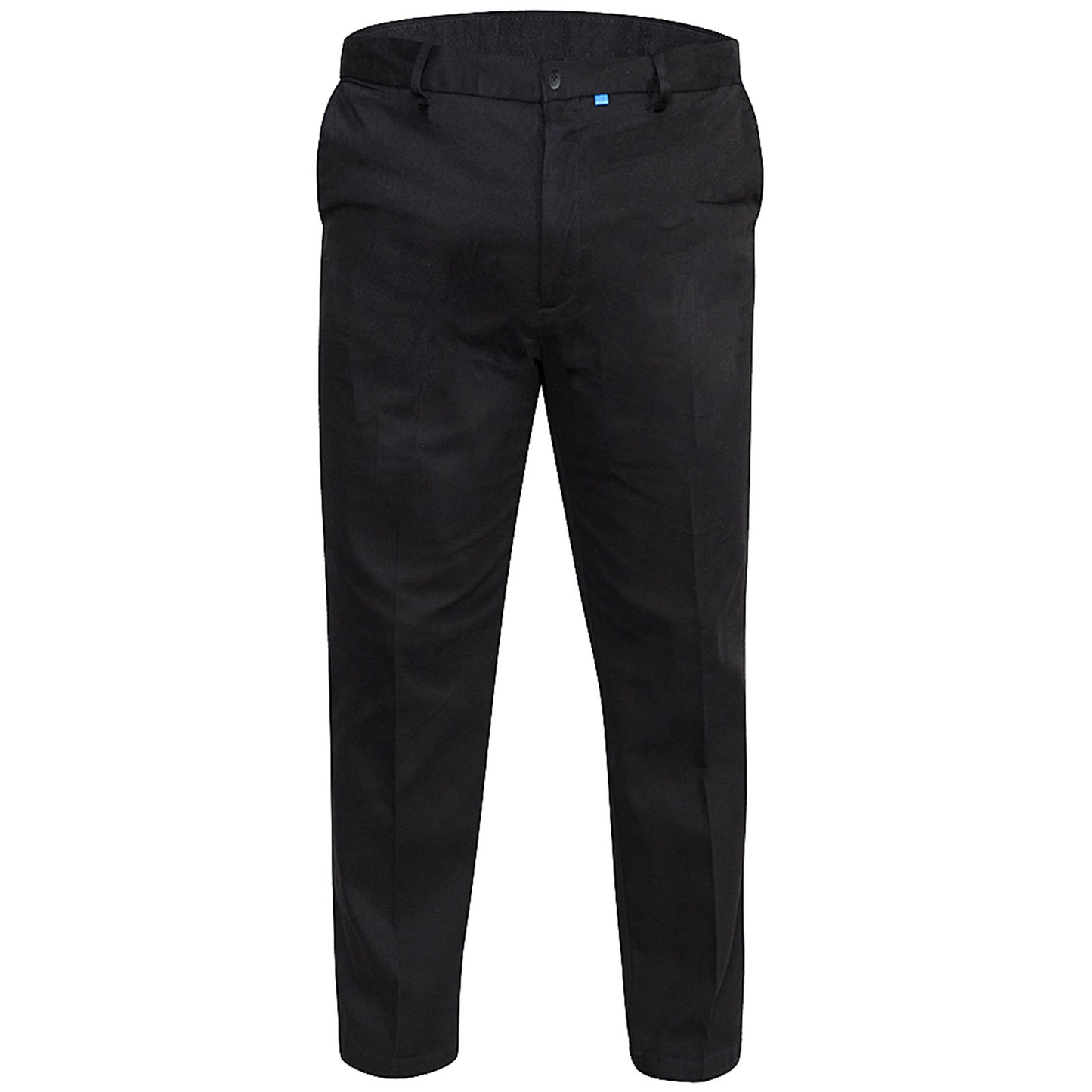 D555 Plus Size Stretch Xtenda Waist Chinos Black