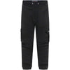 D555 Plus Size Edinburgh Cuffed Cargo Joggers Black