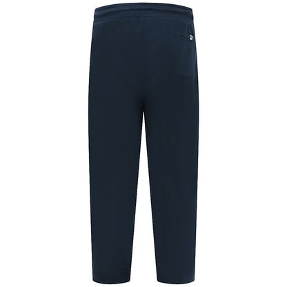 D555 Plus Size Bridgend Apparel Supplies Open Hem Joggers Navy