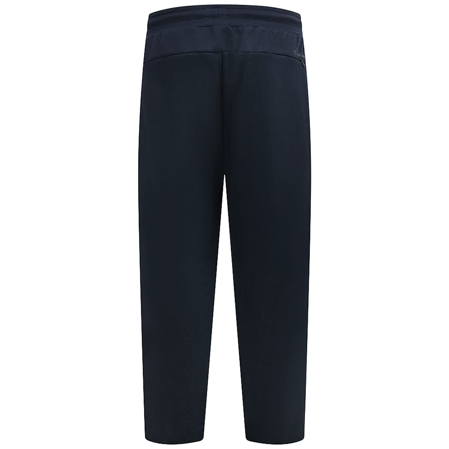 D555 Plus Size Kingswood Couture Open Hem Joggers Dark Navy