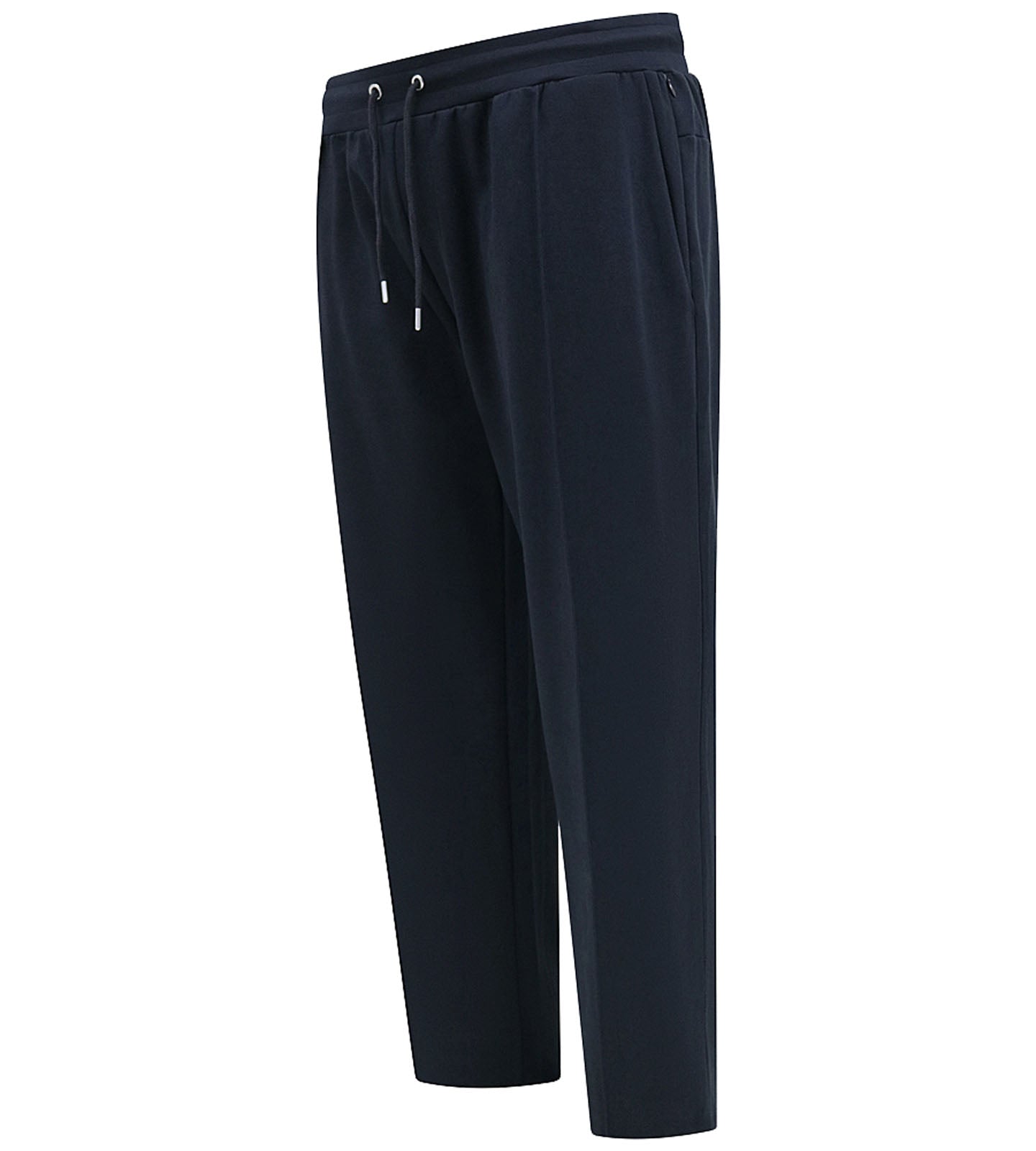D555 Plus Size Kingswood Couture Open Hem Joggers Dark Navy