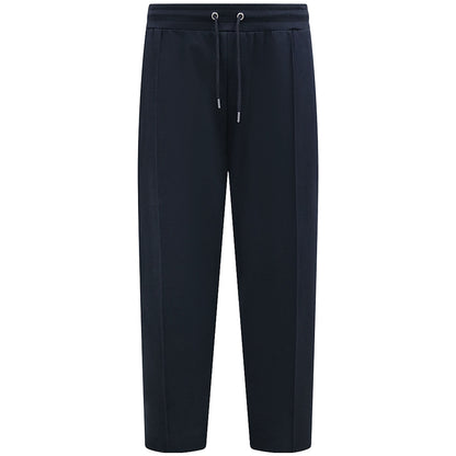 D555 Plus Size Kingswood Couture Open Hem Joggers Dark Navy