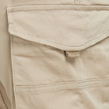 Jack & Jones Plus Size Paul Flake Cargo Trousers Crockery