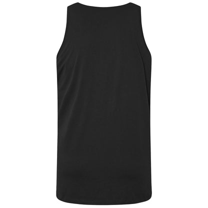 Jack & Jones Plus Size Hawaii Pocket Tank Top Black